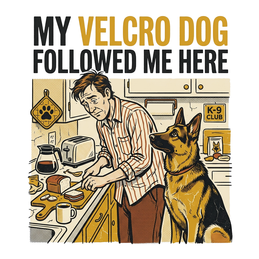 My Velcro Dog Followed Me Here