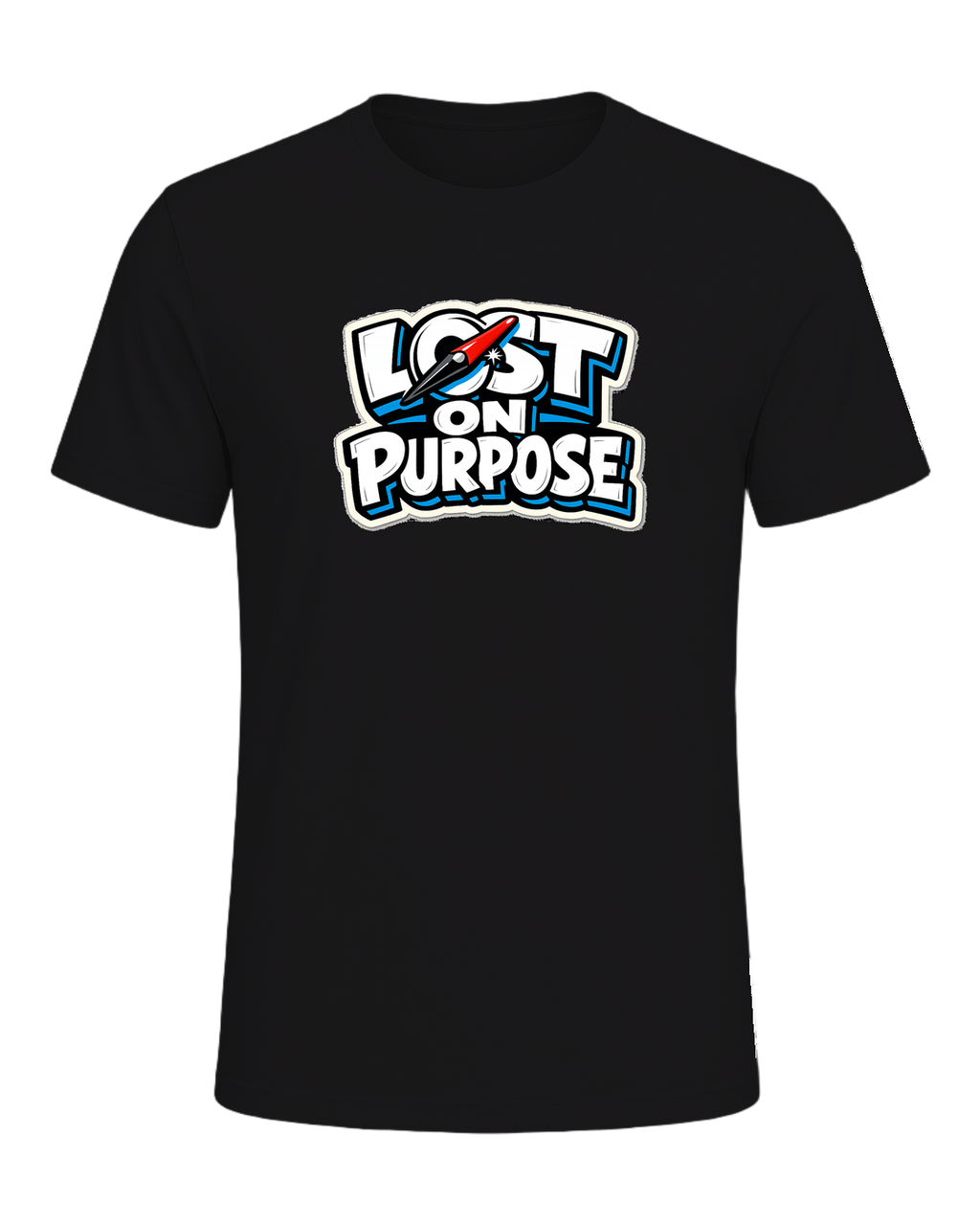 A loud travel tee for wanderers who make detours the whole point. — Dark Grey Heather