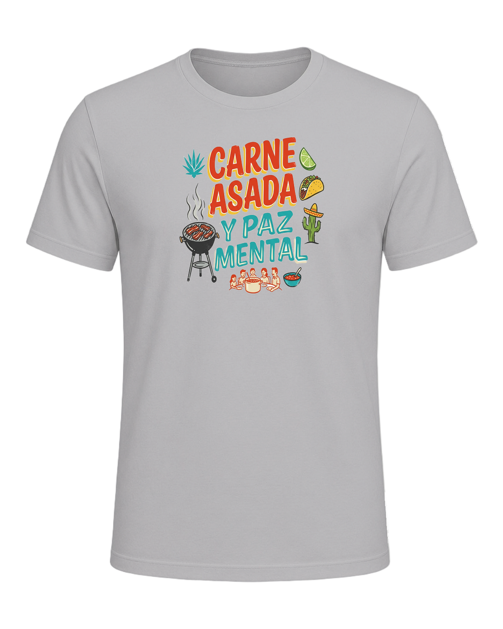 CARNE ASADA Y PAZ MENTAL — Athletic Heather
