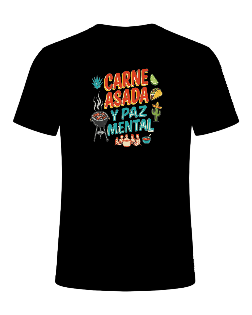 CARNE ASADA Y PAZ MENTAL — Black