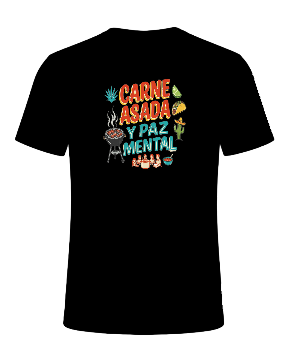 CARNE ASADA Y PAZ MENTAL — Black