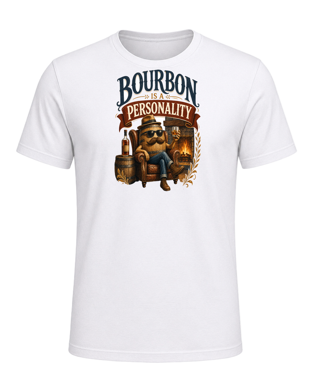 BOURBON IS A PERSONALITY — White