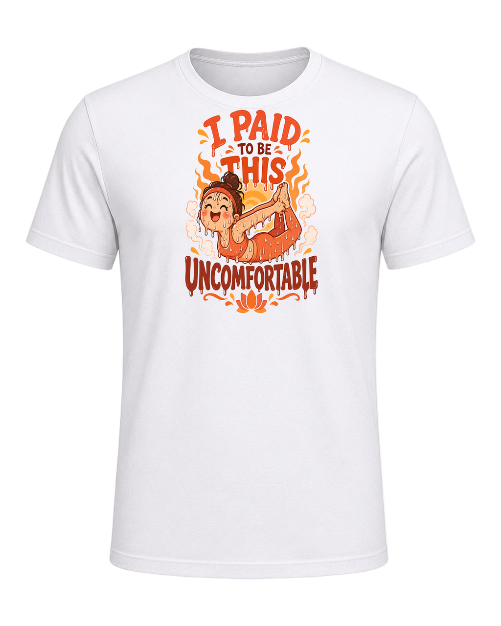 Hot Yoga Humor — White