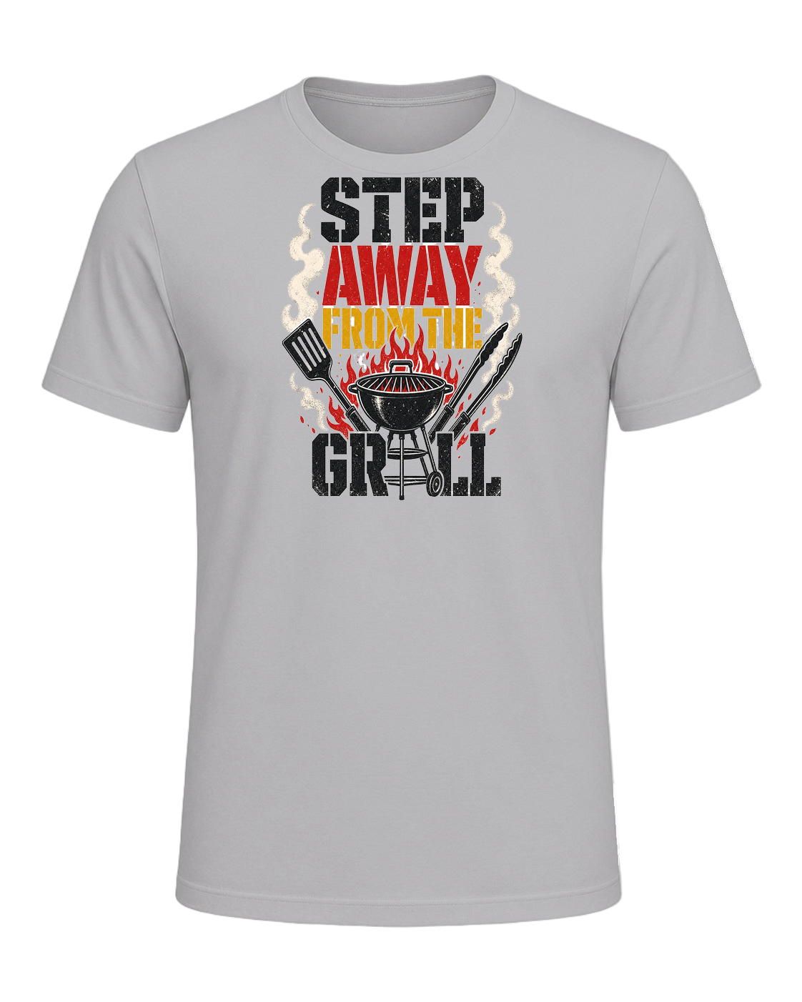 STEP AWAY FROM THE GRILL — Athletic Heather