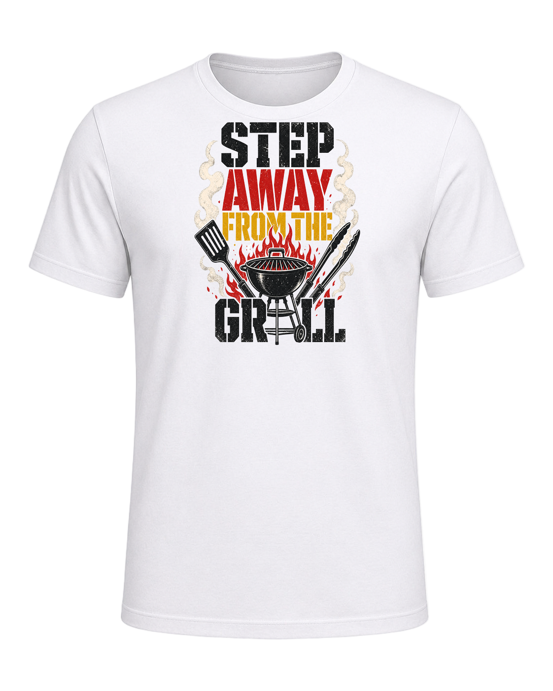 STEP AWAY FROM THE GRILL — White