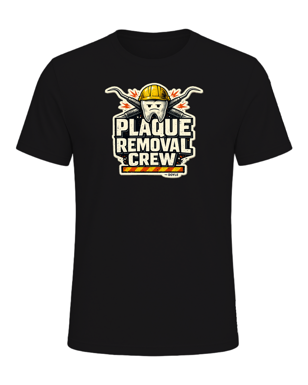 Plaque Removal Crew Tee — Dark Grey Heather