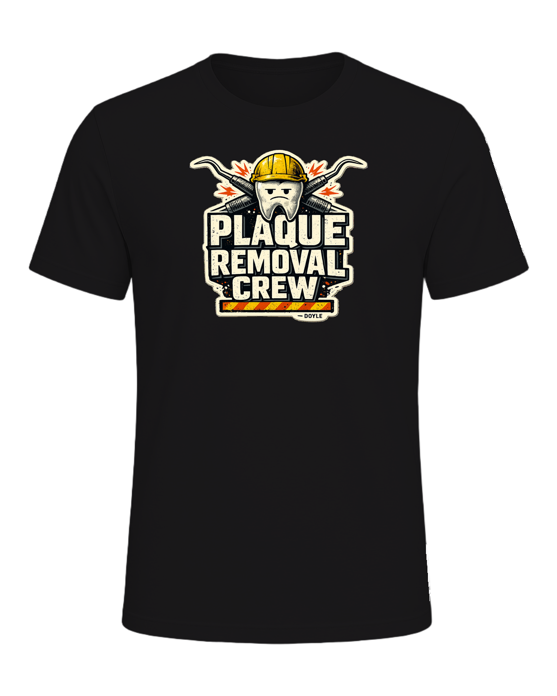 Plaque Removal Crew Tee — Dark Grey Heather