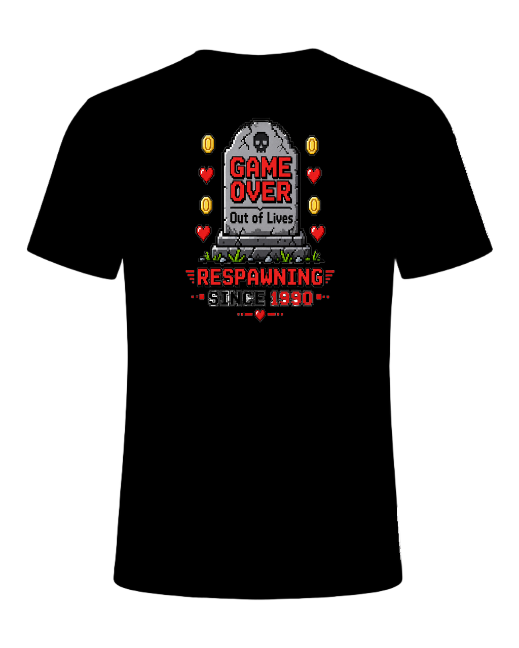 Game Over Humor — Black