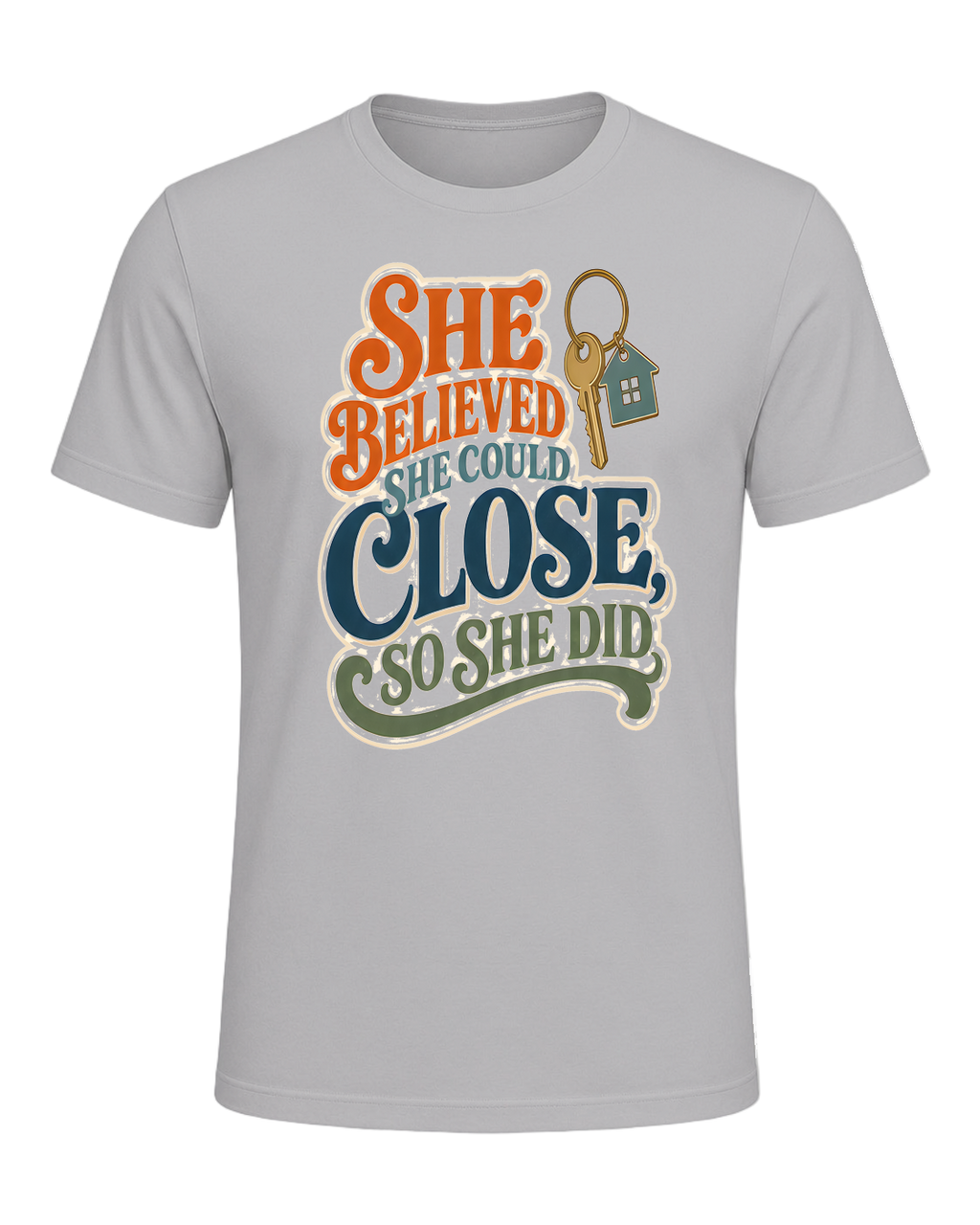 SHE BELIEVED SHE COULD CLOSE, SO SHE DID — Athletic Heather