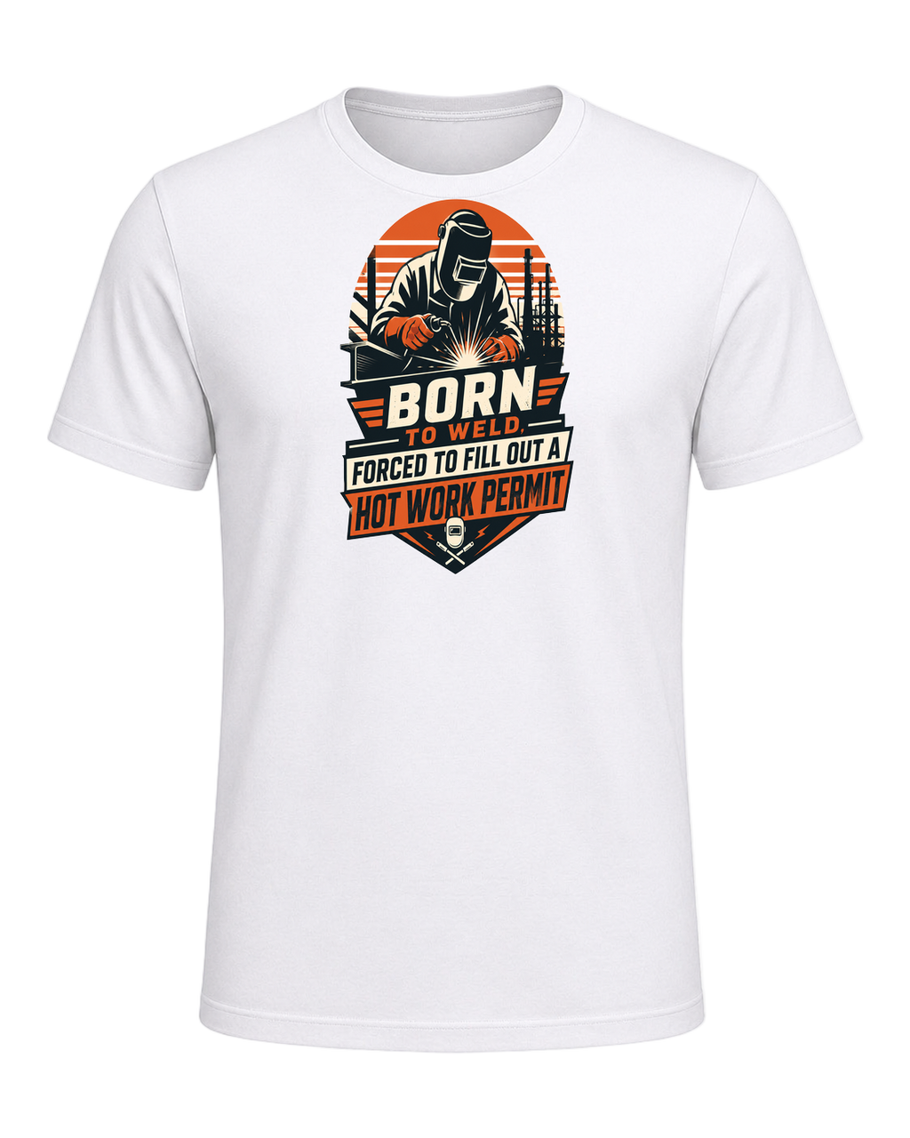 Born to weld, forced to fill out a hot work permit — White