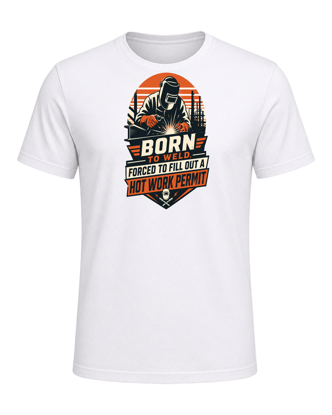 Born to weld, forced to fill out a hot work permit — White