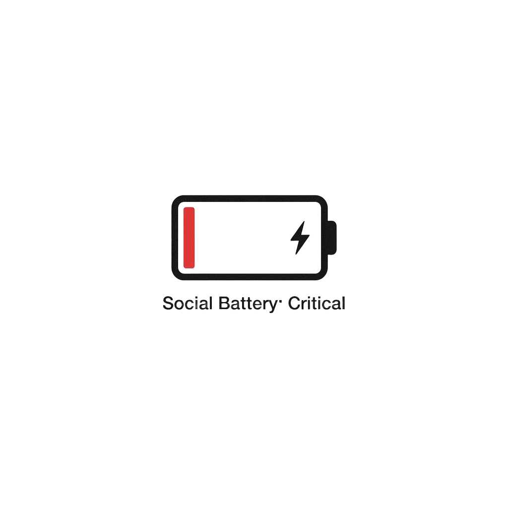 Social Battery Empty