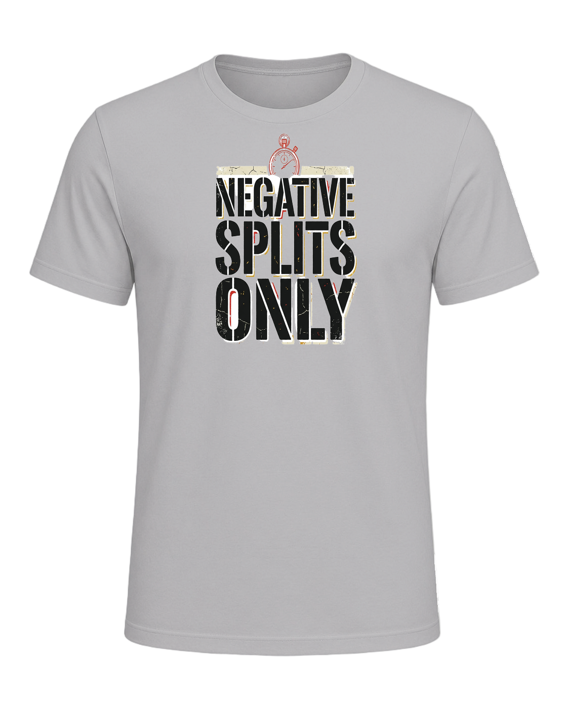 NEGATIVE SPLITS ONLY — Athletic Heather
