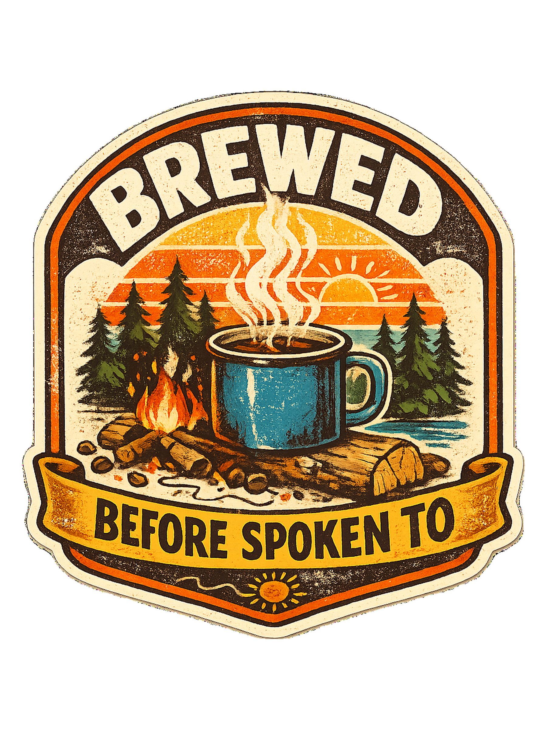 Brewed Before Spoken To Tee
