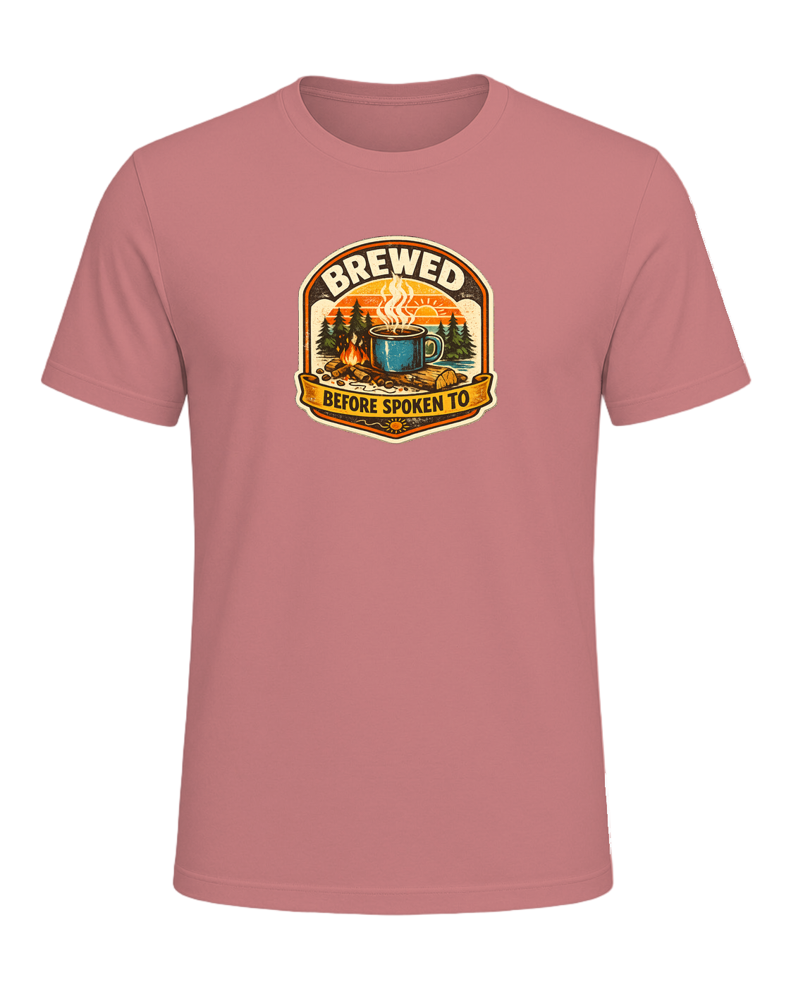 Brewed Before Spoken To Tee — Heather Mauve