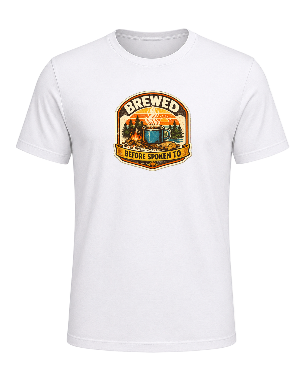 Brewed Before Spoken To Tee — White