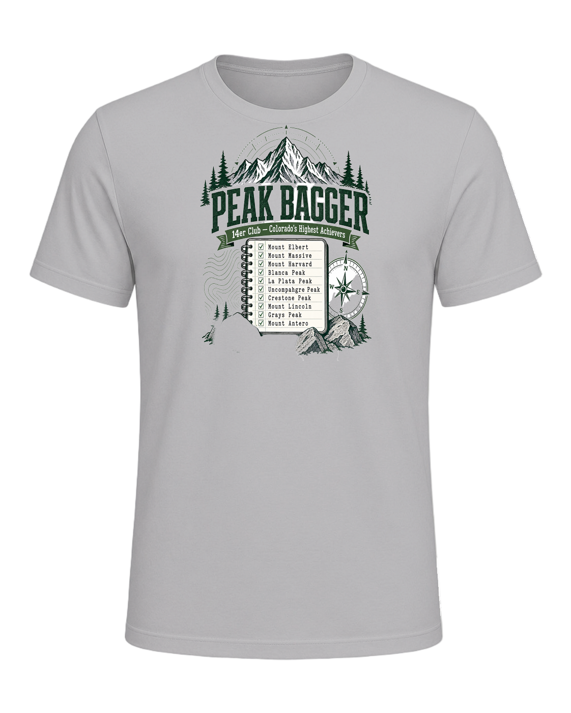 Peak Bagger — Athletic Heather