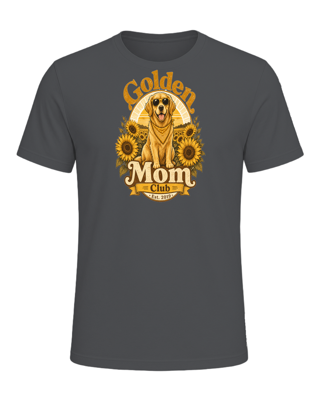 Golden Retriever Mom — Asphalt
