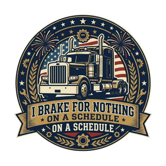 I brake for nothing on a schedule