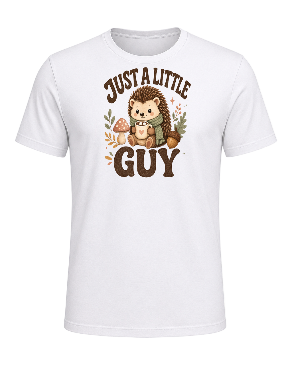 JUST A LITTLE GUY — White