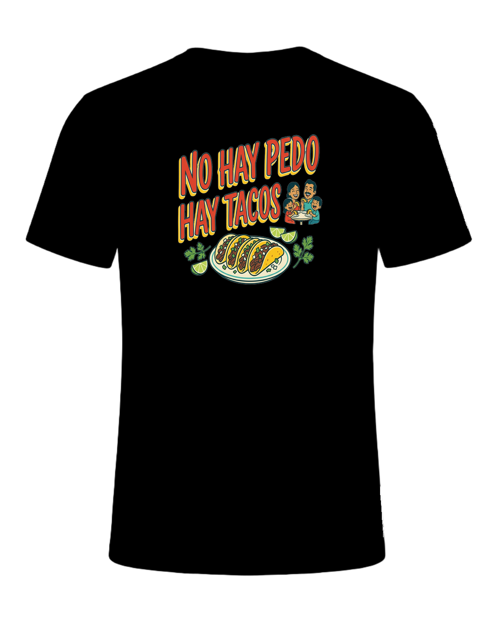 NO HAY PEDO HAY TACOS — Black
