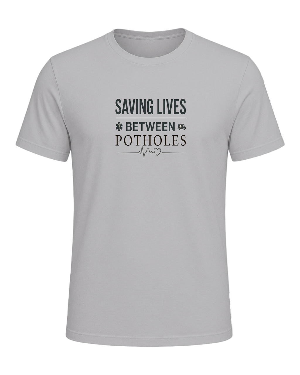 SAVING LIVES BETWEEN POTHOLES — Athletic Heather