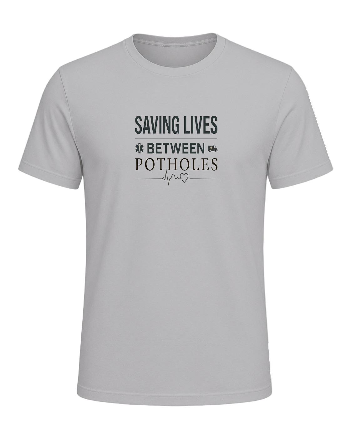 SAVING LIVES BETWEEN POTHOLES — Athletic Heather