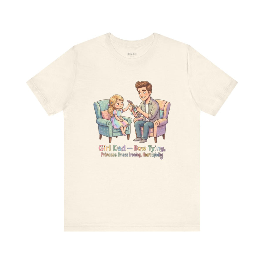 Girl Dad T-Shirt — Outnumbered and Fine with It