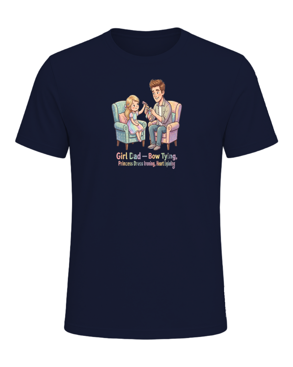 Girl Dad — Navy