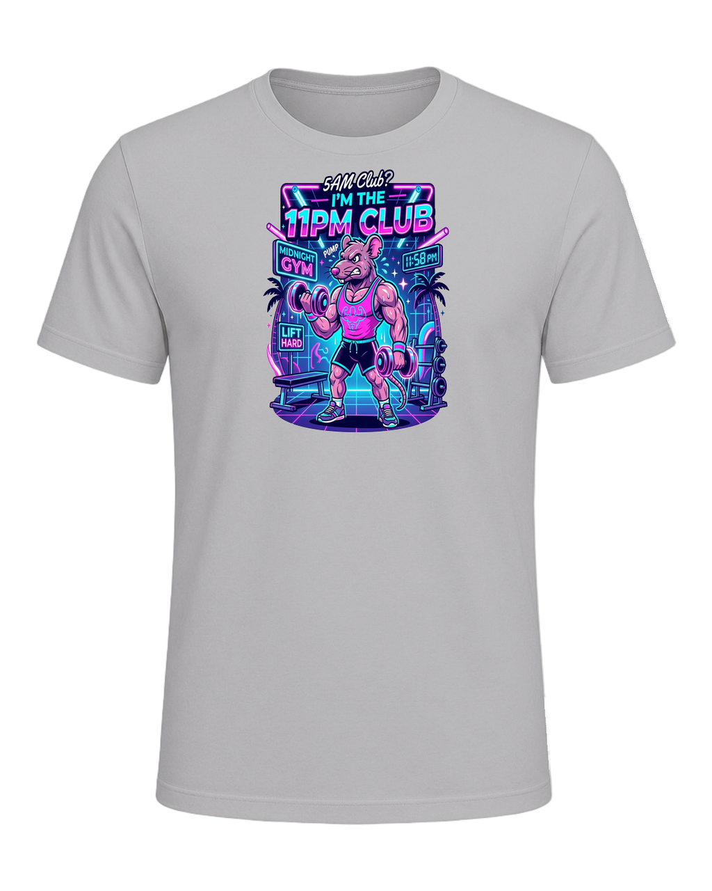 Gym Rat Night Owl — Athletic Heather