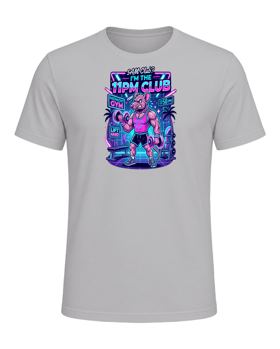 Gym Rat Night Owl — Athletic Heather