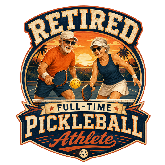 Retired — Full-Time Pickleball Athlete — Classic Badge
