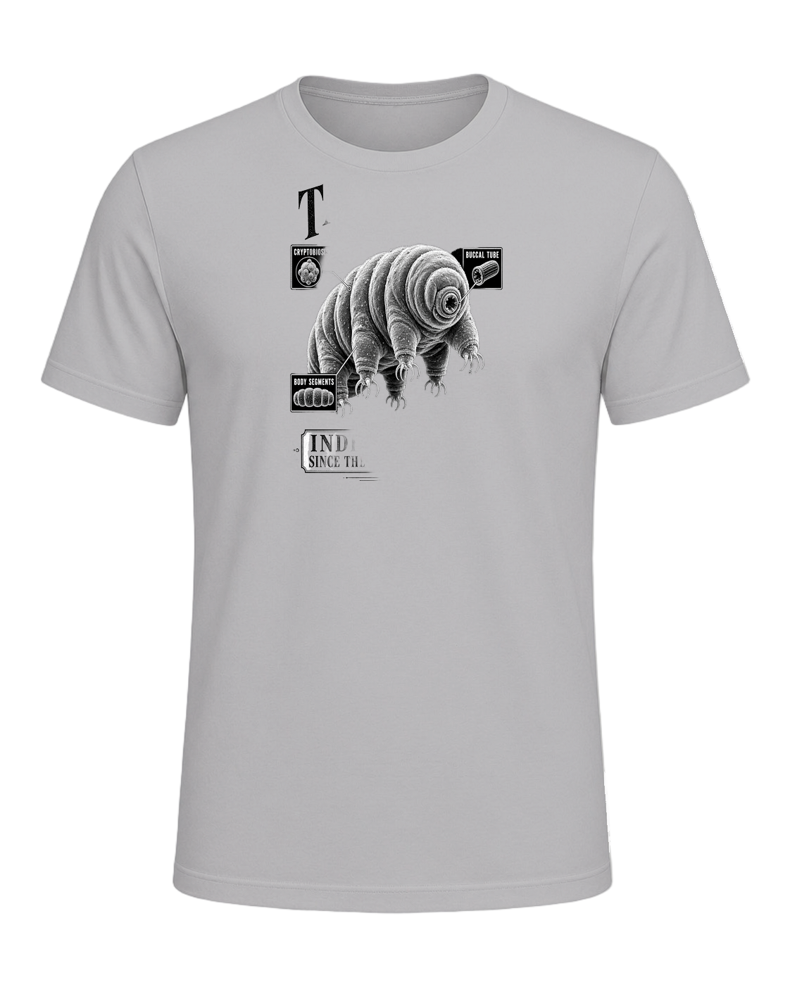 Tardigrade Science Nerd — Athletic Heather