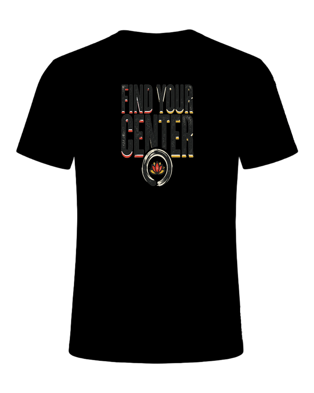 FIND YOUR CENTER — Black