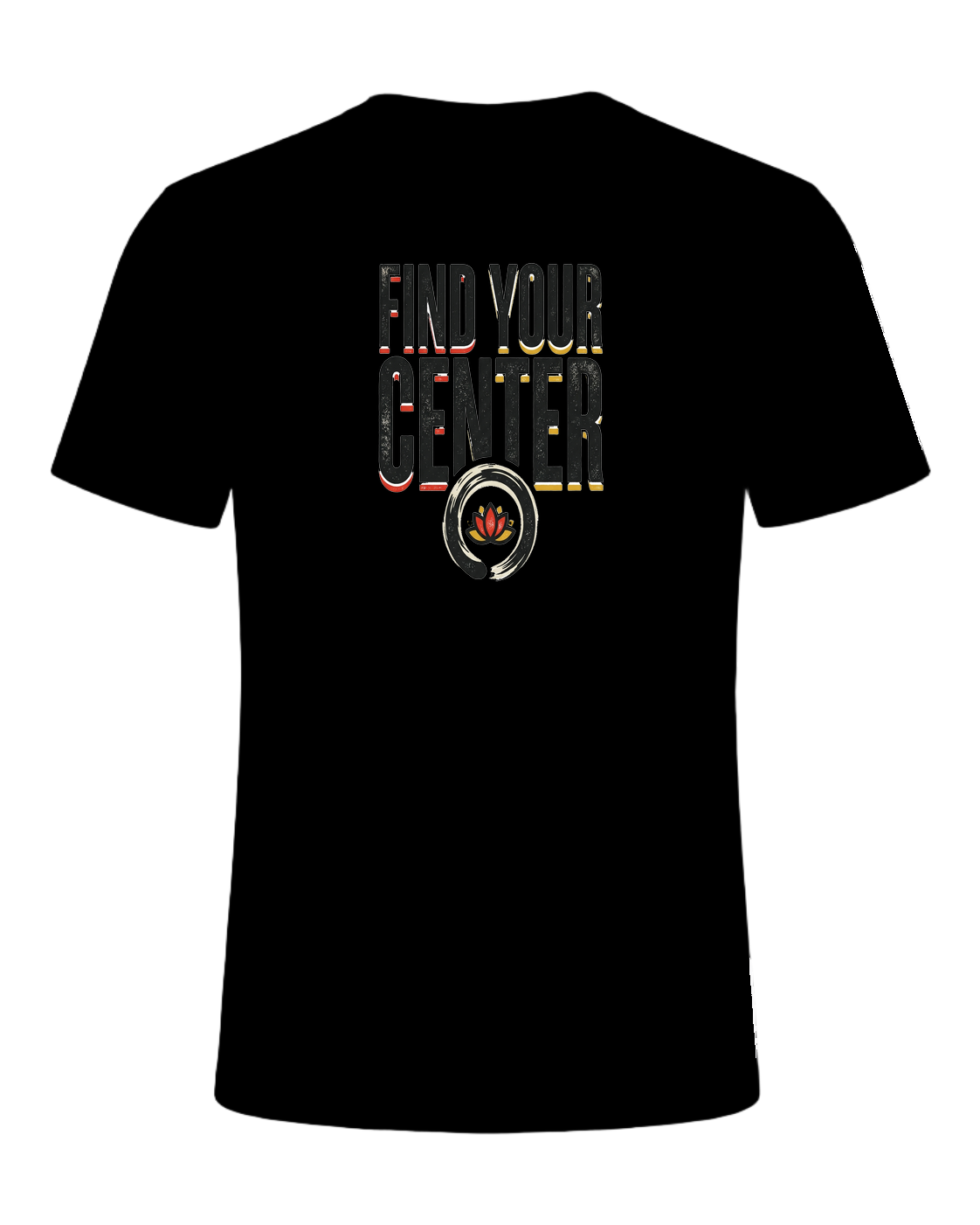 FIND YOUR CENTER — Black