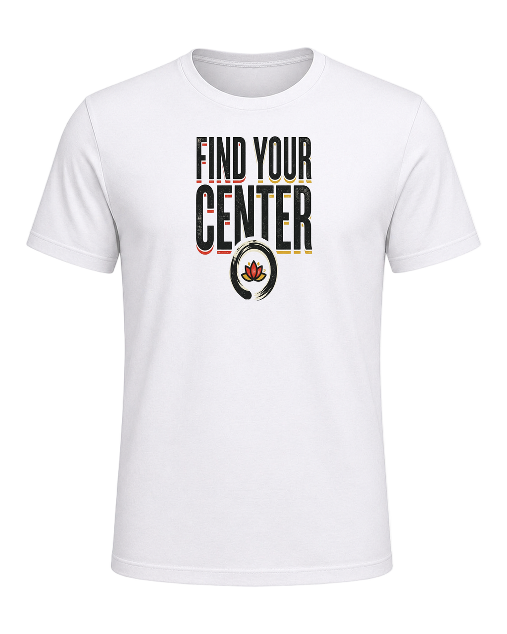 FIND YOUR CENTER — White