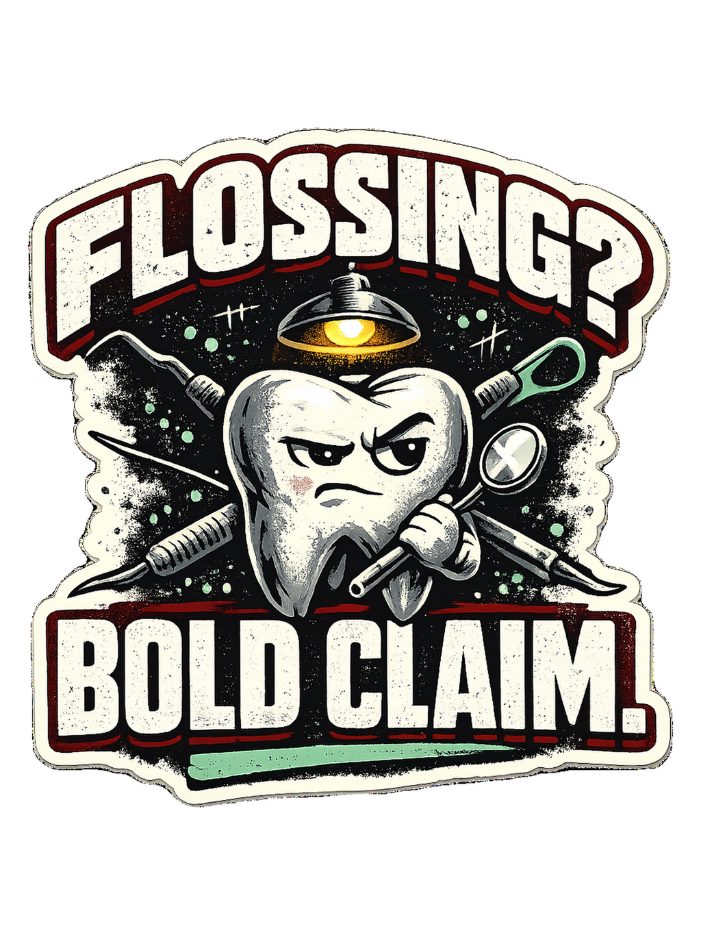 Flossing? Bold Claim. Tee