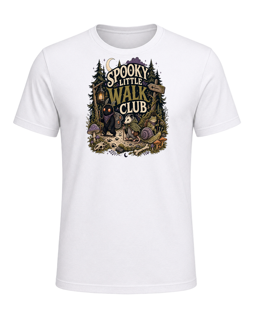 SPOOKY LITTLE WALK CLUB — White