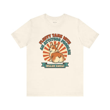 Funny Small Dog T-Shirt — Fluffy Tank with an Attitude Problem