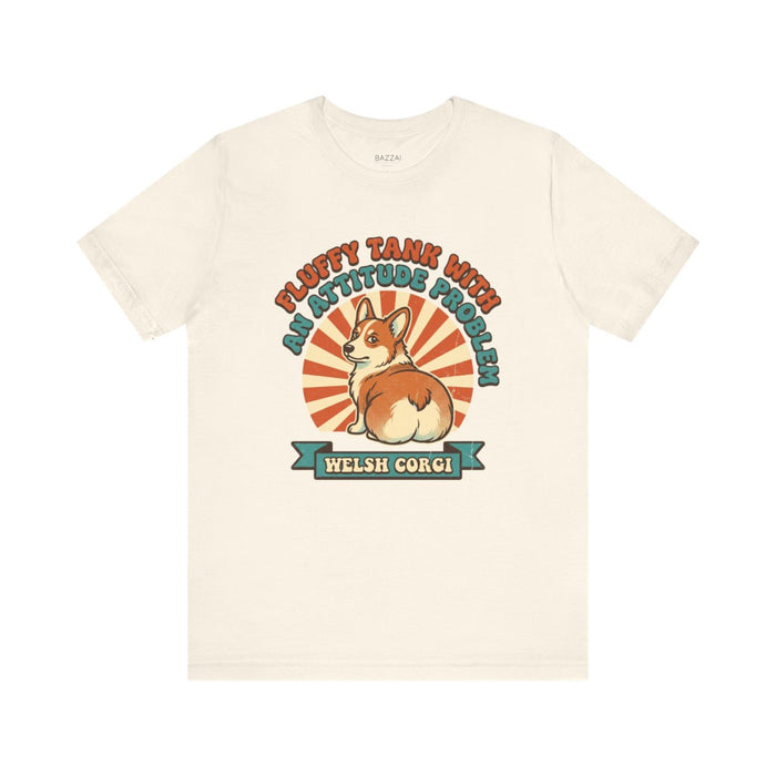 Funny Small Dog T-Shirt — Fluffy Tank with an Attitude Problem