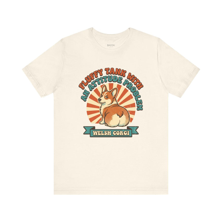 Funny Small Dog T-Shirt — Fluffy Tank with an Attitude Problem