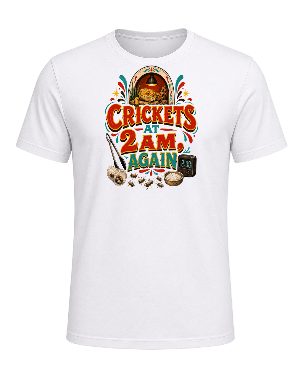 CRICKETS AT 2AM, AGAIN — White