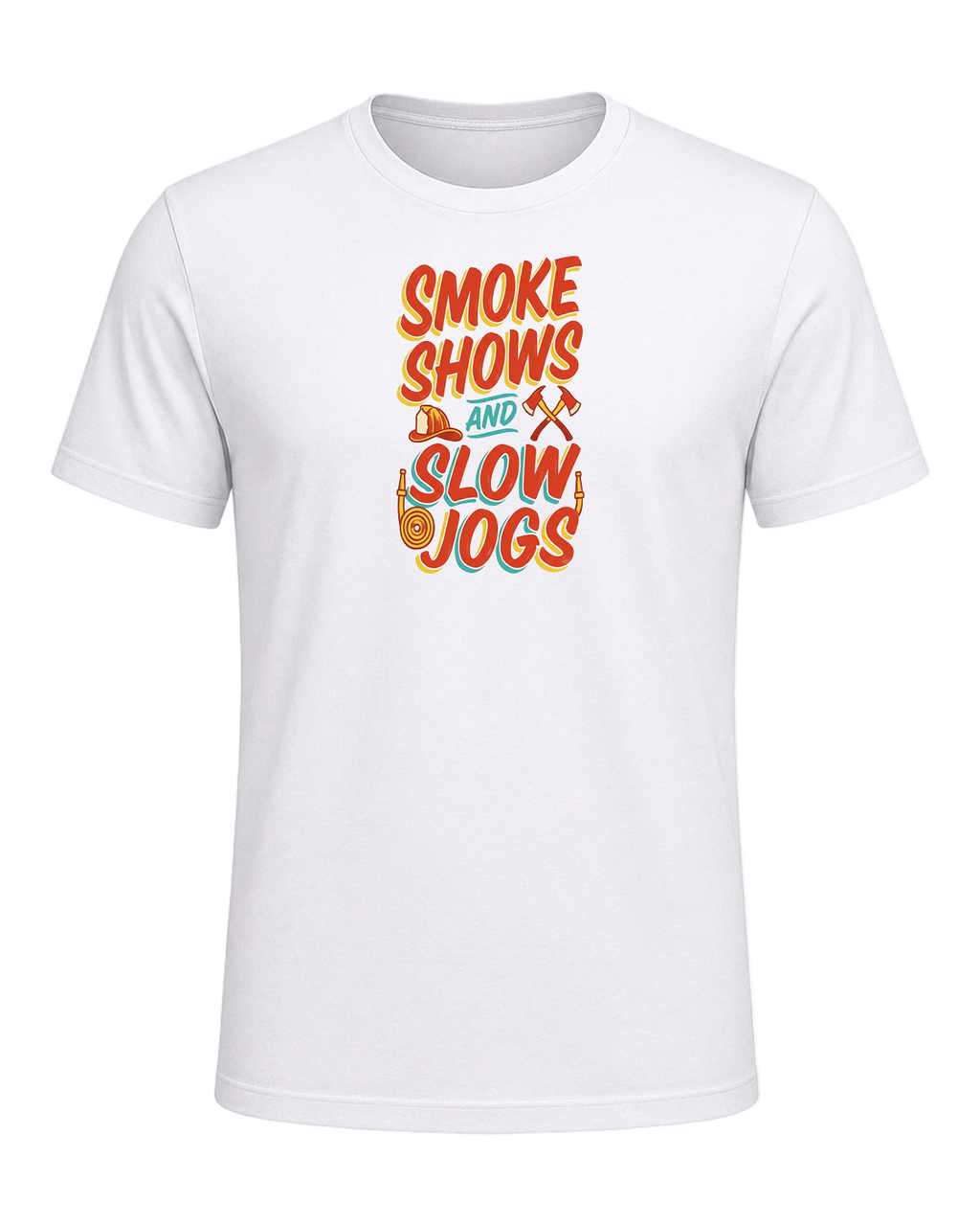 SMOKE SHOWS AND SLOW JOGS — White