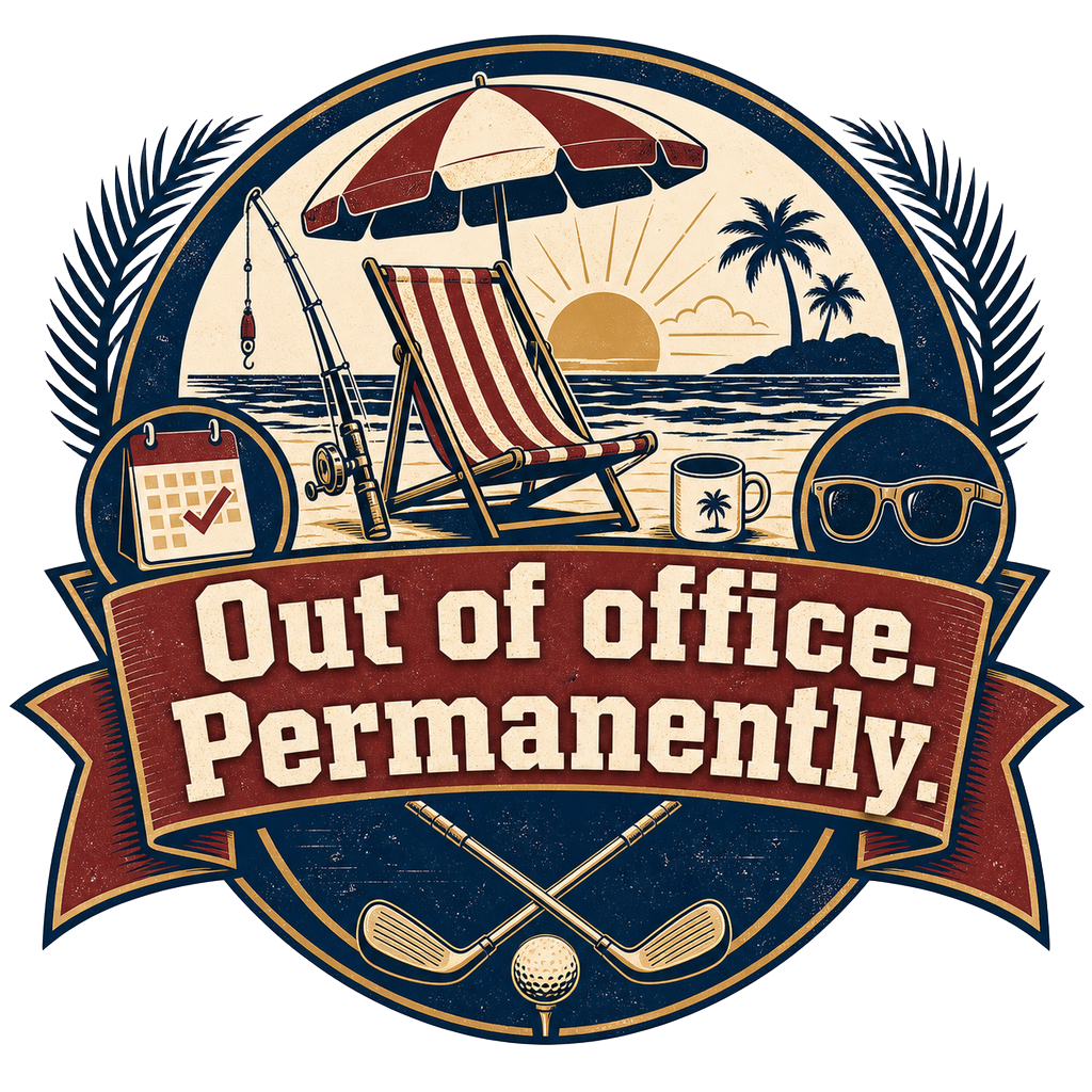 Out of office. Permanently.