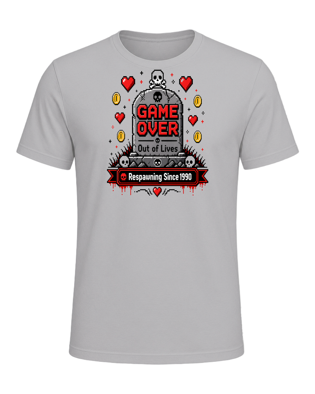 Game Over Humor — Athletic Heather