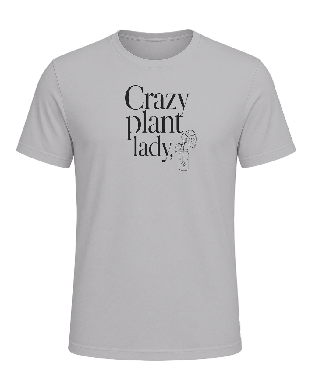 Crazy plant lady, proudly — Athletic Heather