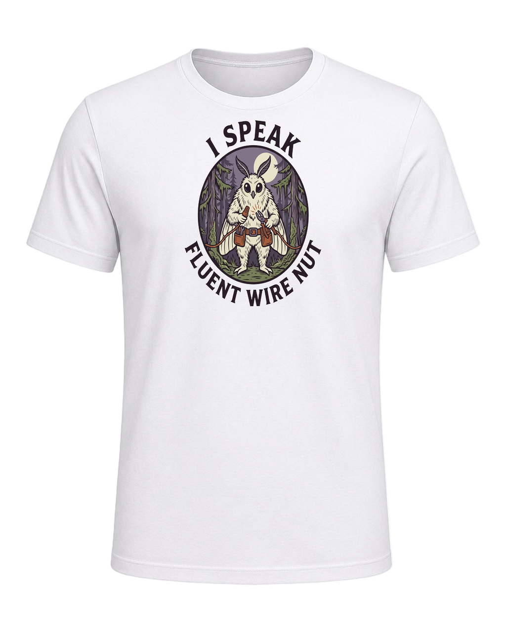 I speak fluent wire nut — White