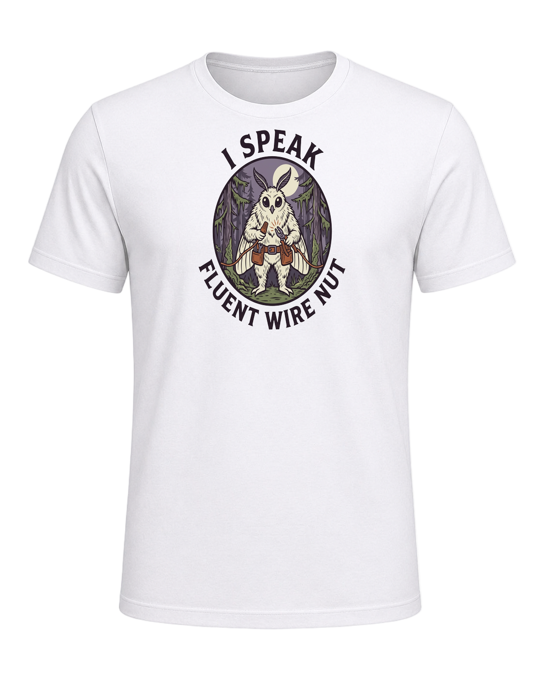 I speak fluent wire nut — White