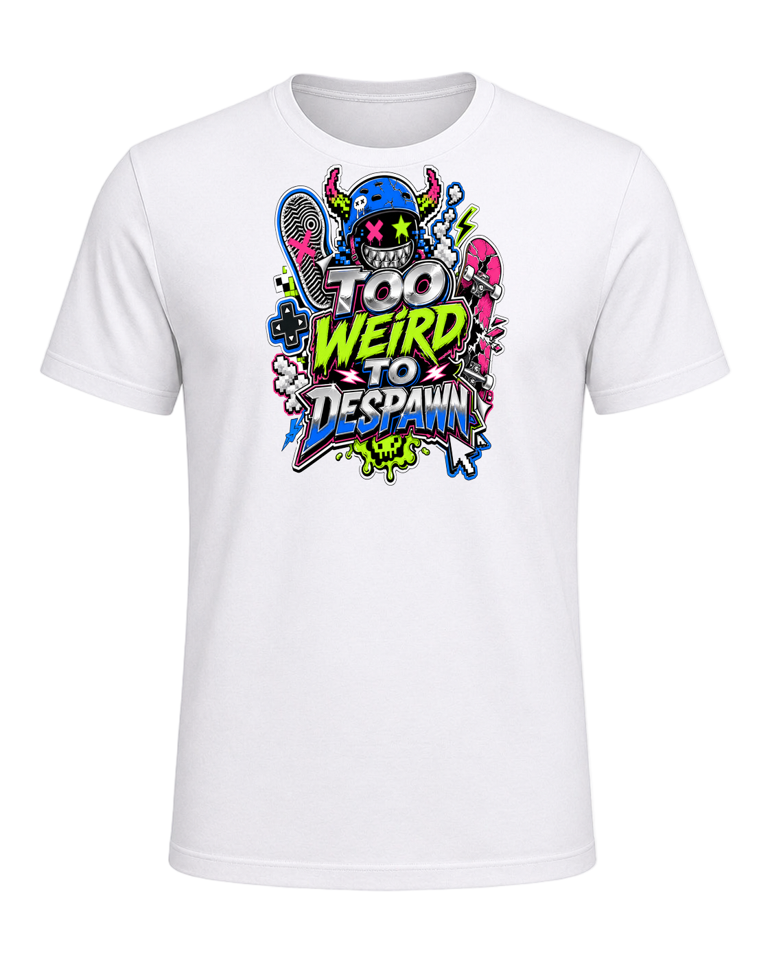 TOO WEIRD TO DESPAWN — White