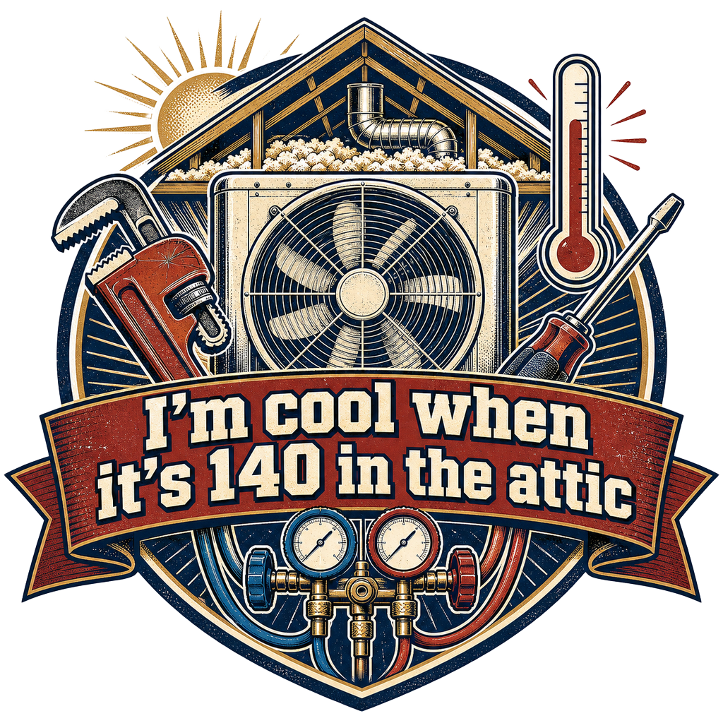 I'm cool when it's 140 in the attic